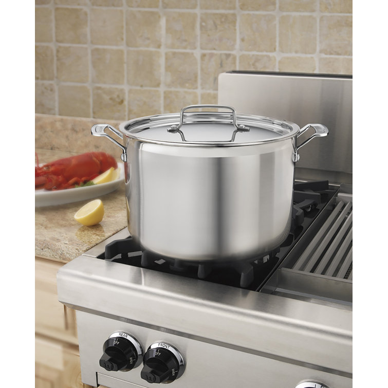 Cuisinart MultiClad Pro Stainless Steel Stockpot with Lid & Reviews